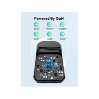 RAVPower GaN PD 60W 2-Port USB-C Foldable Wall Charger - Black