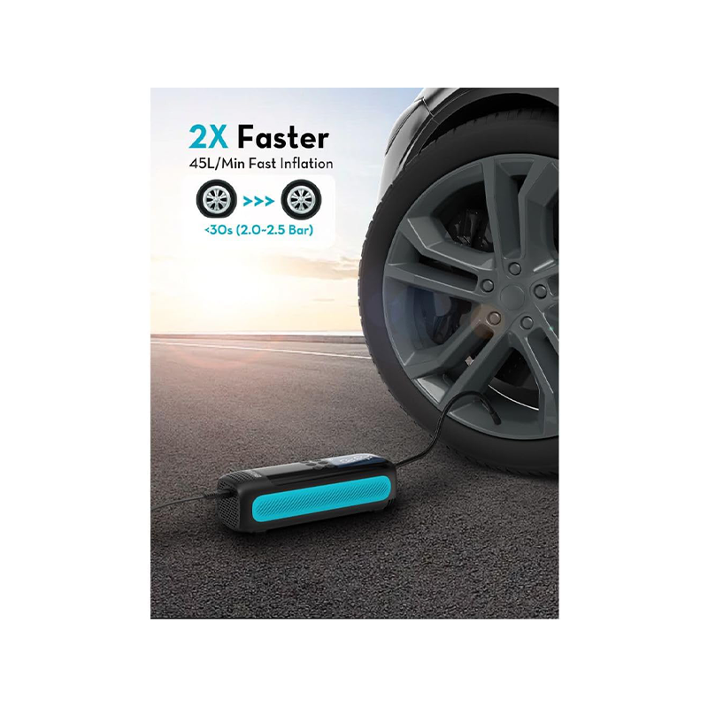 RAVPower Smart Car Tire Inflator - Black 6 RAVPower Smart Car Tire Inflator - Black