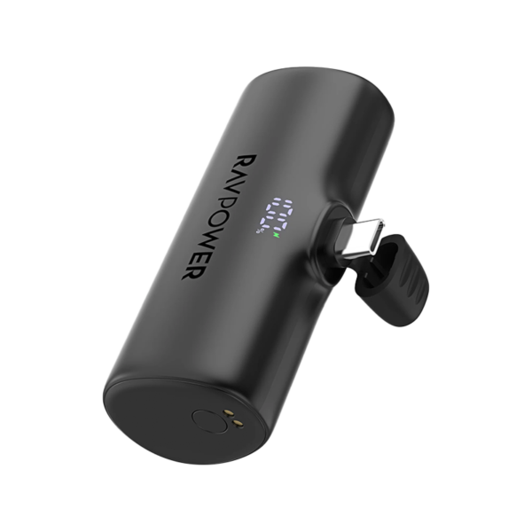 RAVPower 5000mAh 12W USB-C Power Bank, Black