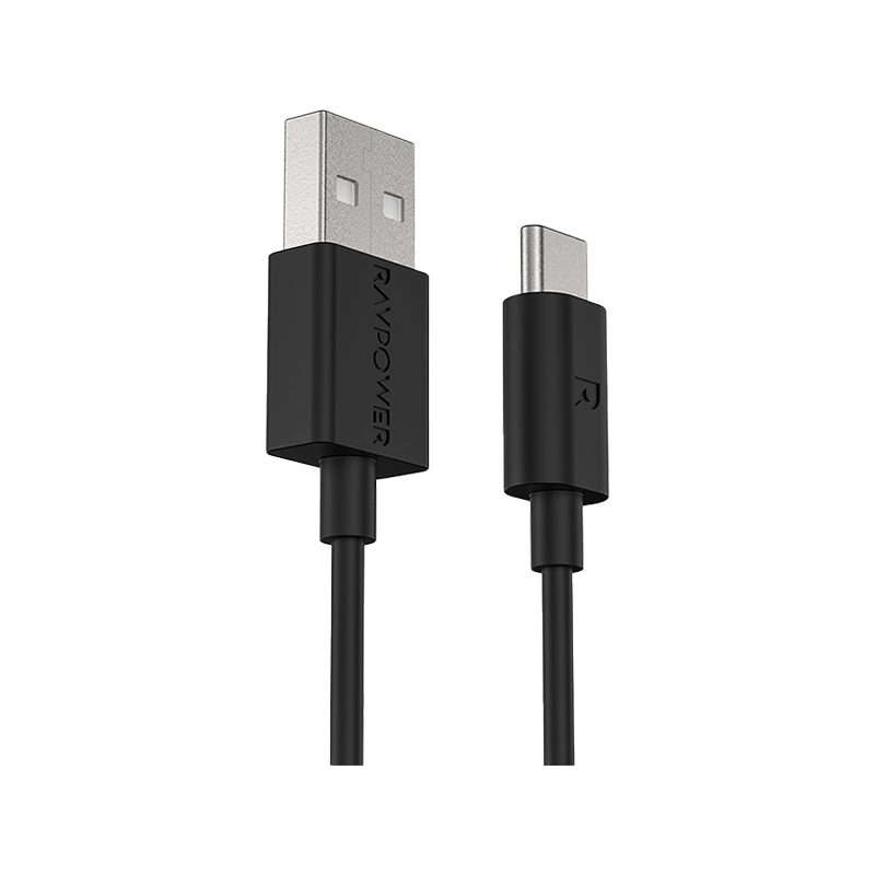 RAVPower USB-A to USB-C Cable 1M - Black