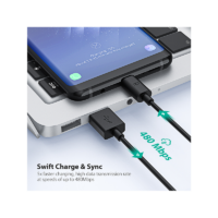 RAVPower USB-A to USB-C Cable 1M - Black