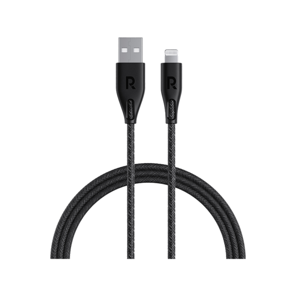 RAVPower USB-A to Lightning Nylon Cable 1.2M (MFi Certified)