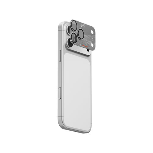 Skinarma Sonix Full Aluminium Camera Lens Protector for iPhone 17 Pro Max - Silver