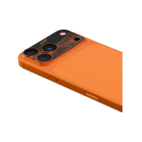 Skinarma Sonix Full Aluminium Camera Lens Protector for iPhone 17 Pro Max - Orange