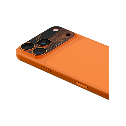Skinarma Sonix Full Aluminium Camera Lens Protector for iPhone 17 Pro Max - Orange