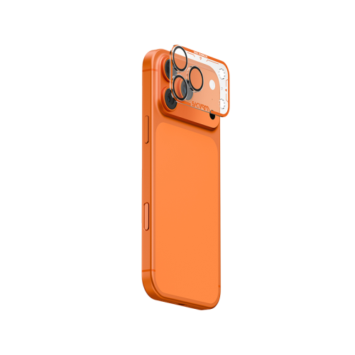 Skinarma Magma Full Matte Camera Lens Protector for iPhone 17 Pro Max - Orange