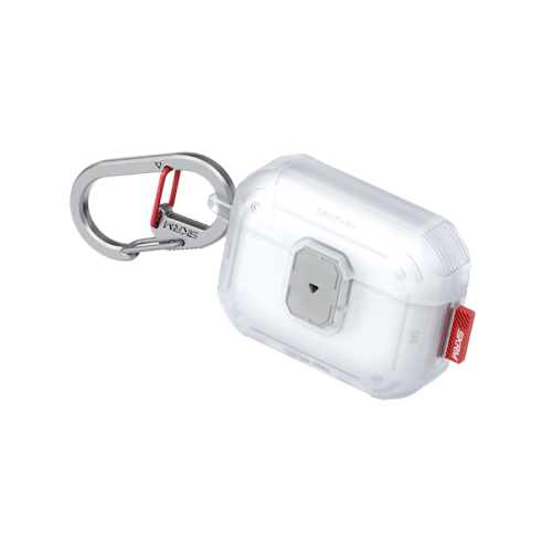 Skinarma Mecha LE (Lock Edition) Case for AirPods Pro 3 - Frosted Clear