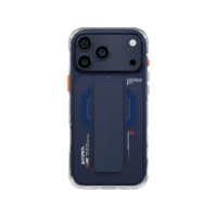 Skinarma Haxa Mag-Charge Grip-Stand Case for iPhone 17 Pro Max - Blue