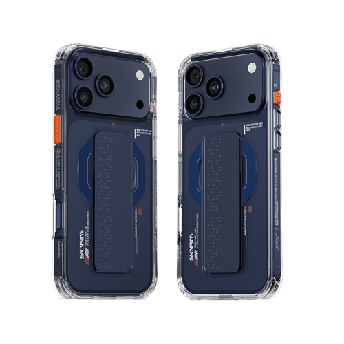 Skinarma Haxa Mag-Charge Grip-Stand Case for iPhone 17 Pro Max - Blue