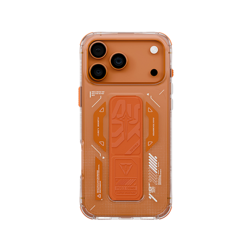 Skinarma Helio Mag-Charge Grip-Stand Case for iPhone 17 Pro - Orange