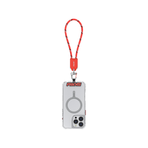 Skinarma Dyno VE 2-in-1 Hand Strap & USB-C to USB-C Charging Cable - Vermilion