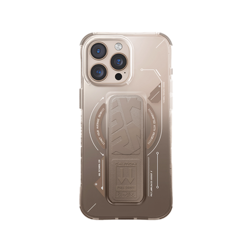Skinarma Helio Mag-Charge Grip-Stand Case for iPhone 16 Pro Max - Champagne