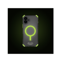 Skinarma Saido Mag-Charge Niteglow Edition Case for iPhone 16 Plus - Lime Green