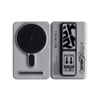Skinarma Kira Kobai Magnetic Power Bank 5000mAh 20W with Smart Grip-Stand - Chrome