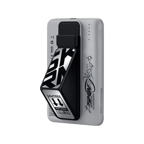 Skinarma Kira Kobai Magnetic Power Bank 5000mAh 20W with Smart Grip-Stand - Chrome