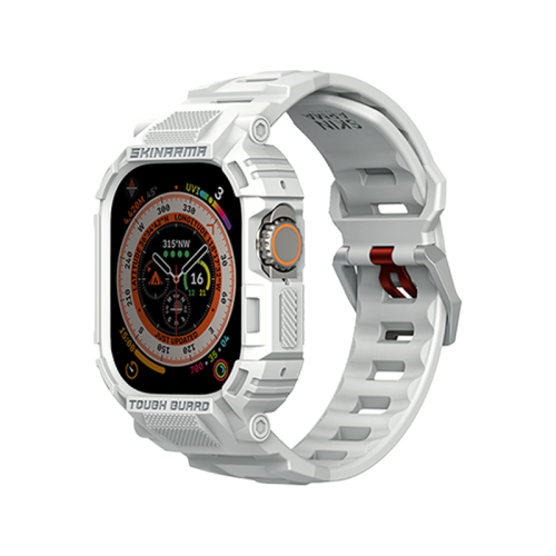 Skinarma Mecha 2-in-1 Apple Watch Ultra Strap + Case (49mm) - Light Grey