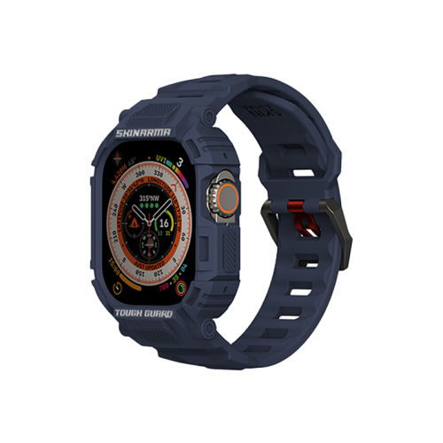 Skinarma Mecha 2-in-1 Apple Watch Ultra Strap + Case (49mm) - Blue