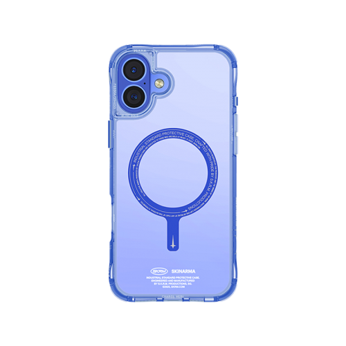 Skinarma Saido Mag-Charge Case for iPhone 16 - Blue