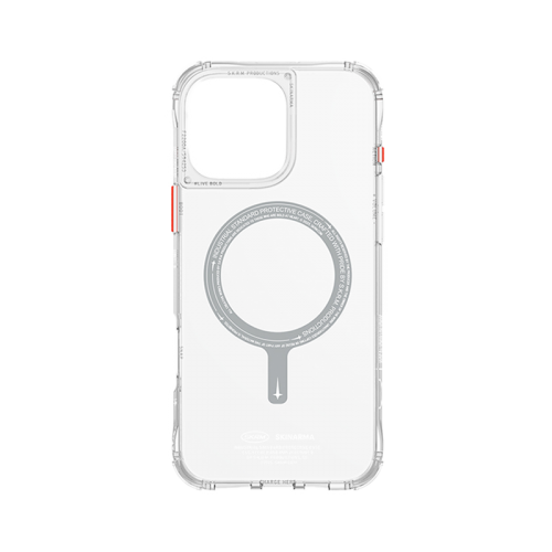 Skinarma Saido Mag-Charge Case for iPhone 16 Pro - Clear
