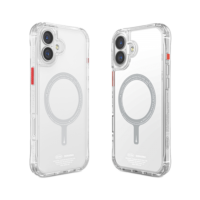 Skinarma Saido Mag-Charge Case for iPhone 16 - Clear