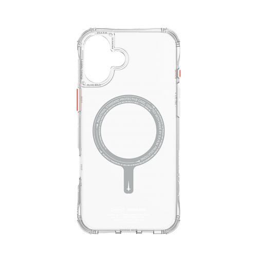 Skinarma Saido Mag-Charge Case for iPhone 16 - Clear