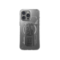 Skinarma Helio Mag-Charge Grip-Stand Case for iPhone 16 Pro Max - Titanium