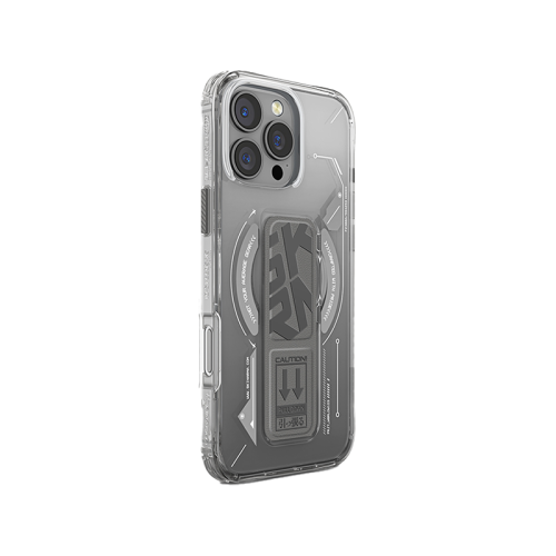 Skinarma Helio Mag-Charge Grip-Stand Case for iPhone 16 Pro Max - Titanium