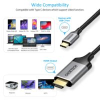 ch0019-4 Choetech USB-C to HDMI Cable 4K@60Hz