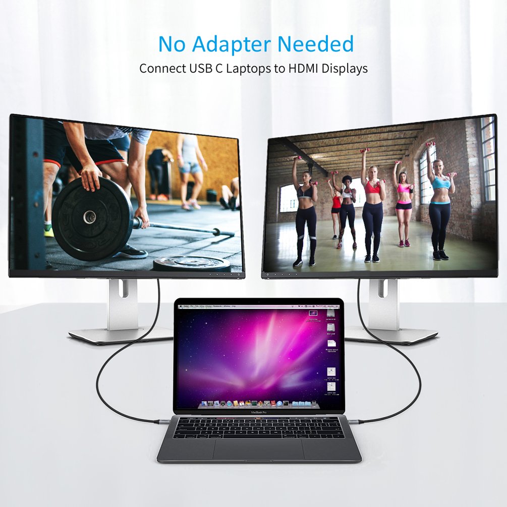ch0019-5 Choetech USB-C to HDMI Cable 4K@60Hz