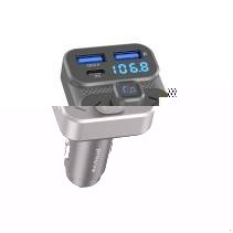 Car Charger Proove FM Launcher Luxor SE 36W (PD+QC3.0) Type-C+USB, Black